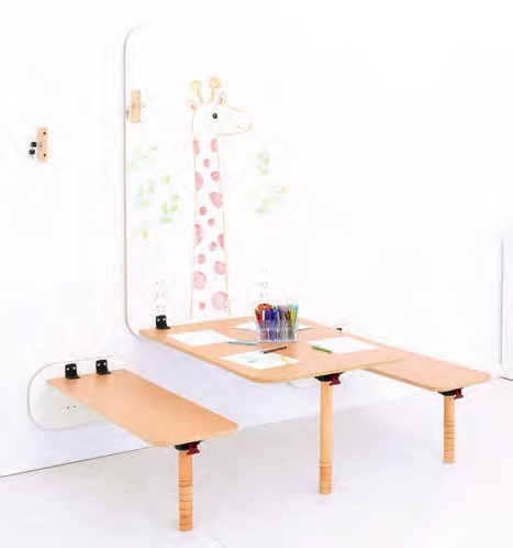 Flexi Wandklapptische und Bänke