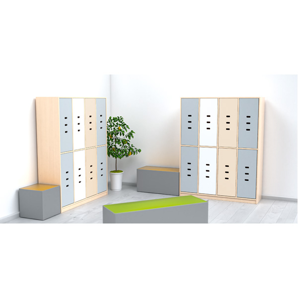 Garderobe - Regenbogen
