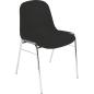 Preview: Stuhl BETA Chrome, schwarz