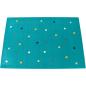 Preview: Teppich Türkis mit Punkten 2 x 3 m
