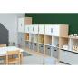 Preview: Quadro - Schrank L mit 1 Mittelwand und 2x2 Einlegeböden, B 79
