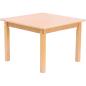 Preview: HPL-beschichtete Tischplatte, quadratisch