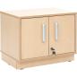 Preview: Schrank S mit 1 Einlegeboden, abschliessbar - B 60, auf Sockel