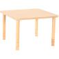 Preview: Quadratischer Tisch Flexi höhenverstellbar 40-58 cm