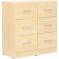 Preview: EXPO Schubladenschrank 80, mit 6 Schubladen
