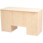 Preview: Schreibtisch Vigo E mit 1 Schublade und 2 Türen, jeweils abschliessbar, Ahorn