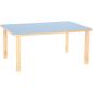 Preview: Rechteckiger Flexi Tisch 120 x 80 cm, hvstb. 58-76 cm, HPL