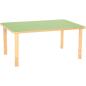Preview: Rechteckiger Flexi Tisch 120 x 80 cm, hvstb. 58-76 cm, HPL