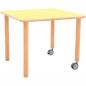 Preview: Flexi Tischplatte quadratisch - gelb