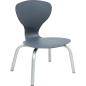 Preview: Stuhl Flexi 3, Sitzhöhe 35 cm, für Tischhöhe 59 cm - grau