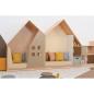 Preview: Quadro - Häuschen mit 2 Einlegeböden, Ahorn - hellelfenbein