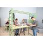 Preview: Mobiler Multifunktionstisch MultiDesk, Ahorn Jylland