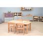 Preview: Flexi Rechteckiger Tisch 120 x 60 cm, hvstb. 40-58 cm, Ahorn Royal