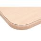 Preview: Flexi Rechteckiger Tisch 120 x 80 cm, hvstb. 58-76 cm, Ahorn Royal