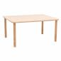 Preview: Flexi Rechteckiger Tisch 120 x 80 cm, hvstb. 40-58 cm, Ahorn Royal