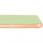 Preview: MILA Tisch 3 HPL, halbrund, Diagonale 140, Tischhöhe 58 cm - HPL grün