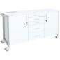 Preview: Mobiler Laborschrank mit Klapptisch