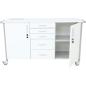 Preview: Mobiler Laborschrank mit Klapptisch