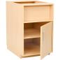 Preview: Waschbeckenschrank Grundversion, B 54 cm, Birke (ohne Arbeitsplatte)