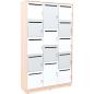 Preview: Quadro - Eigentumsschrank, 14 Fächer, Ahorn
