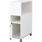 Preview: Grande Schreibtischrollschrank C, Ordnerfach seitlich, T 70, H 111 - weiss