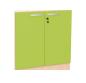 Preview: Grande - Türen für Schrank M, 90°, abschliessbar, grün