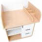 Preview: Wickelkommode Quadro, Ahorn, Fronten weiss