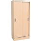 Preview: Grande Hochschrank mit Schiebetüren, B 82, T 48, H 187