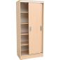 Preview: Grande Hochschrank mit Schiebetüren, B 82, T 48, H 187
