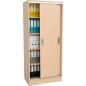Preview: Grande Hochschrank mit Schiebetüren, B 82, T 48, H 187
