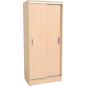 Preview: Grande Hochschrank mit Schiebetüren, B 100, T 48, H 187