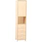 Preview: Flexi Schrank M mit 4 Schubladen B 47, auf Beinen