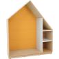 Preview: Quadro - Häuschen mit 2 Einlegeböden, Ahorn - orange