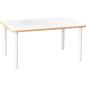 Preview: Rechteckiger Flexi Tisch 120 x 80 cm, hvstb. 58-76 cm, HPL