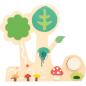 Mobile Preview: Sensorische Spielwand Wald 2, mit Pilzen