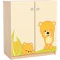 Preview: Phantasiewelt Schrank mit schlafendem Bärchen