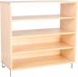 Preview: Flexi Schrank M, halboffen, mit 3 Fachböden, B 89