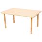Preview: Tisch mit verstärkter Tischplatte, rechteckig, Birke