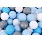 Preview: Ballbad 2 m, grau-hellblau, H 45, inkl. Bälle