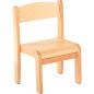 Preview: Stuhl Philip 1, Sitzhöhe 26 cm, für Tischhöhe 46 cm, Buche