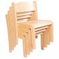 Preview: Stuhl Philip 2, Sitzhöhe 31 cm, für Tischhöhe 53 cm, Buche