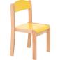 Preview: Stuhl Philip 3, Sitzhöhe 35 cm, für Tischhöhe 59 cm, sonnengelb