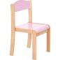 Preview: Stuhl Philip 3, Sitzhöhe 35 cm, für Tischhöhe 59 cm, rosa