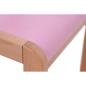 Preview: Stuhl Philip 3, Sitzhöhe 35 cm, für Tischhöhe 59 cm, rosa
