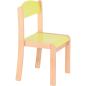 Preview: Stuhl Philip 3, Sitzhöhe 35 cm, für Tischhöhe 59 cm, limonengrün