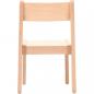 Preview: Stuhl Alex 1 mit Filzgleitern, Sitzhöhe 26 cm, für Tischhöhe 46 cm, Buche