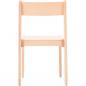 Preview: Stuhl Alex 3 mit Filzgleitern, Sitzhöhe 35 cm, für Tischhöhe 59 cm, Buche