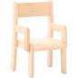 Preview: Stuhl Chris Deluxe 0 mit Armlehnen, mit Filzgleitern, Sitzhöhe 21 cm, für Tischhöhe 40 cm