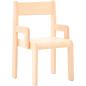Preview: Stuhl Chris Deluxe 2 mit Armlehnen, mit Filzgleitern, Sitzhöhe 31 cm, für Tischhöhe 53 cm