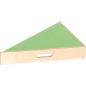 Preview: Dreieckspodest, Höhe 10 cm, hellgrün